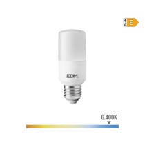 Lampe LED EDM 98841 E 10 W E27 1100 Lm Ø 4 x 10,7 cm Tubulaire (6400 K)