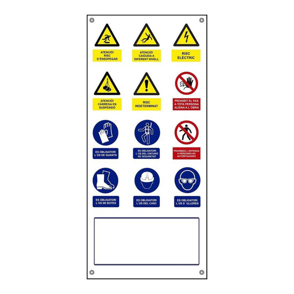 Schild Normaluz Obra múltiple PVC