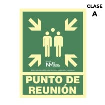 Schild Normaluz Punto de reunión PVC 22,4 x 30 cm