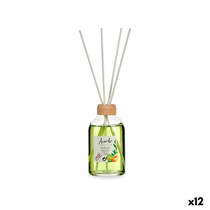 Perfume Sticks Acorde 83661 Lime Green Tea 100 ml (12 Units)