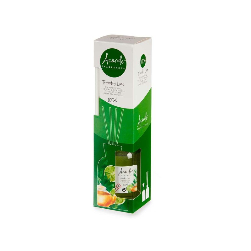 Bâtonnets Parfumés Acorde 83661 Citron Thé vert 100 ml (12 Unités)