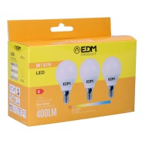 Packung mit 3 LED-Lampen EDM 98200 G 35 W 5 W 50 W E14 400 lm Ø 4,5 x 8 cm (3200 K)