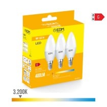 Pack de 3 ampoules LED EDM 98204 G 35 W 5 W 50 W E14 400 lm Ø 3,6 x 10 cm (3200 K)