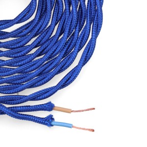 Kabel EDM 11874 C75 Blau 2 x 0,75 mm 5 m