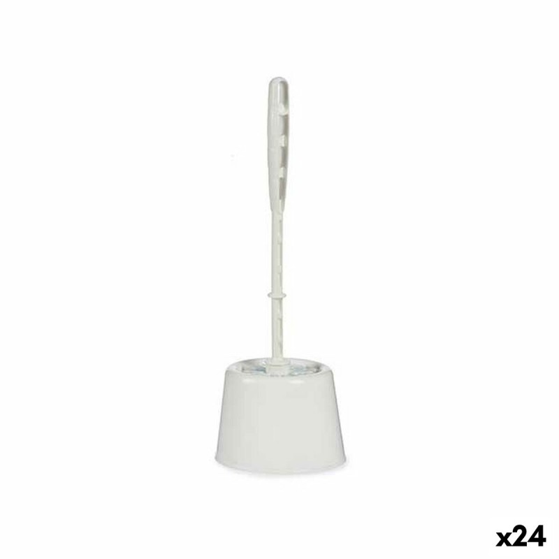 Brosse de salle de wc Berilo UP-154 Blanc Plastique 13 x 36,5 x 13 cm (24 Unités)