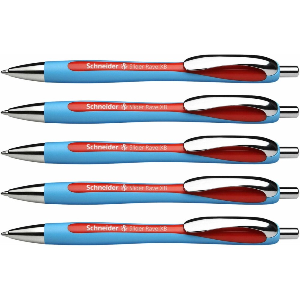 Pen Schneider Slider Rave XB Red (5 Pieces)