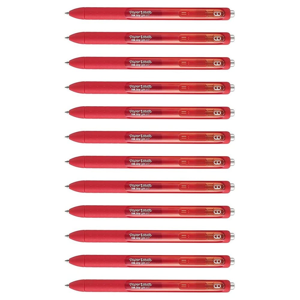 Gel-Stift Paper Mate InkJoy Gel Rot 12 Stück