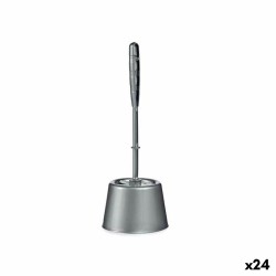 Brosse de salle de wc Berilo UP-154 Argenté Plastique 13 x 36,5 x 13 cm (24 Unités)