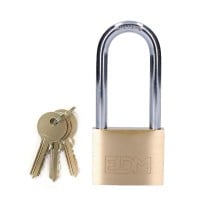 Key padlock EDM 85231 Brass 60 x 90 mm