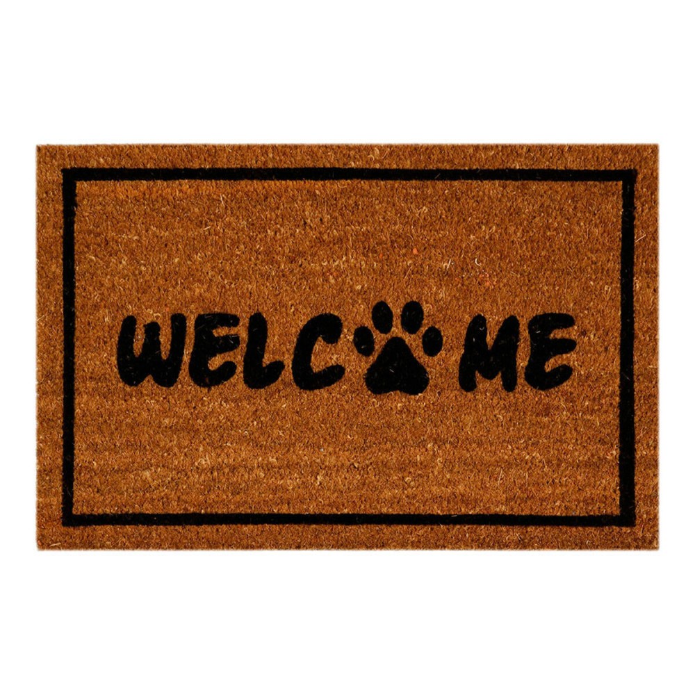 Doormat EDM 74767 Brown Black Intense Light Chestnut Brown 2/8-negro azulado 60 x 40 cm Rectangular