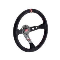 Volant Racing OMP OMPOD/1954/NR Ø 35 cm Noir/Rouge Noir