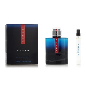 Set de Parfum Femme Prada Luna Rossa Ocean EDT 2 Pièces