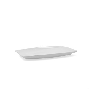 Plat à Gratin Quid Gastro Céramique Blanc (30,5 x 19,5 x 2,5 cm) (Pack 4x)