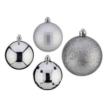 Boules de Noël Ø 7 cm 50 Unités PVC Argenté