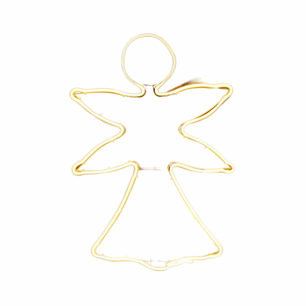 Christmas bauble Yellow Metal Plastic Angel 52 x 1,5 x 72 cm