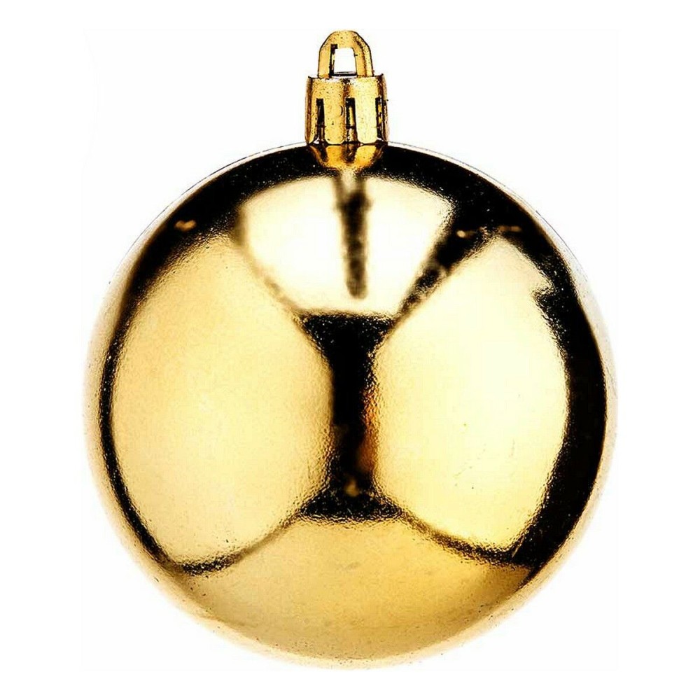Weihnachtsbaumkugeln Krist+ 00464-4 Gold PVC Ø 7 cm 12 Stück