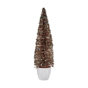 Weihnachtsbaum groß 10 x 38 x 10 cm Minze Kunststoff champagne