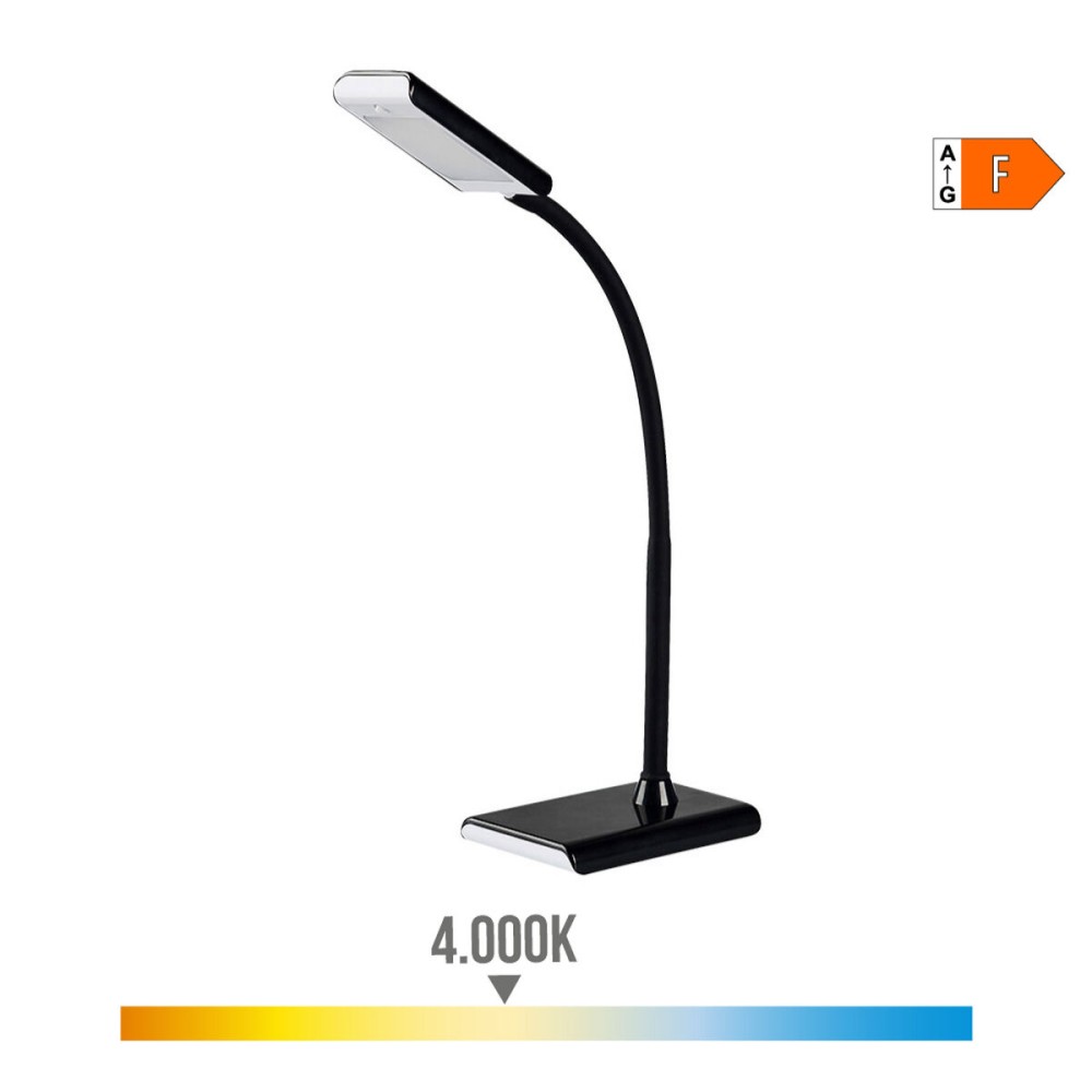 Desk lamp EDM 30117 Black polypropylene 7 W 400 lm 9 x 13 x 33 cm Flexo/Desk lamp