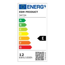 Wandleuchte EDM 34724 Weiß Polymer A E 12 W 75 W 1080 lm Außenbereich (4000 K)