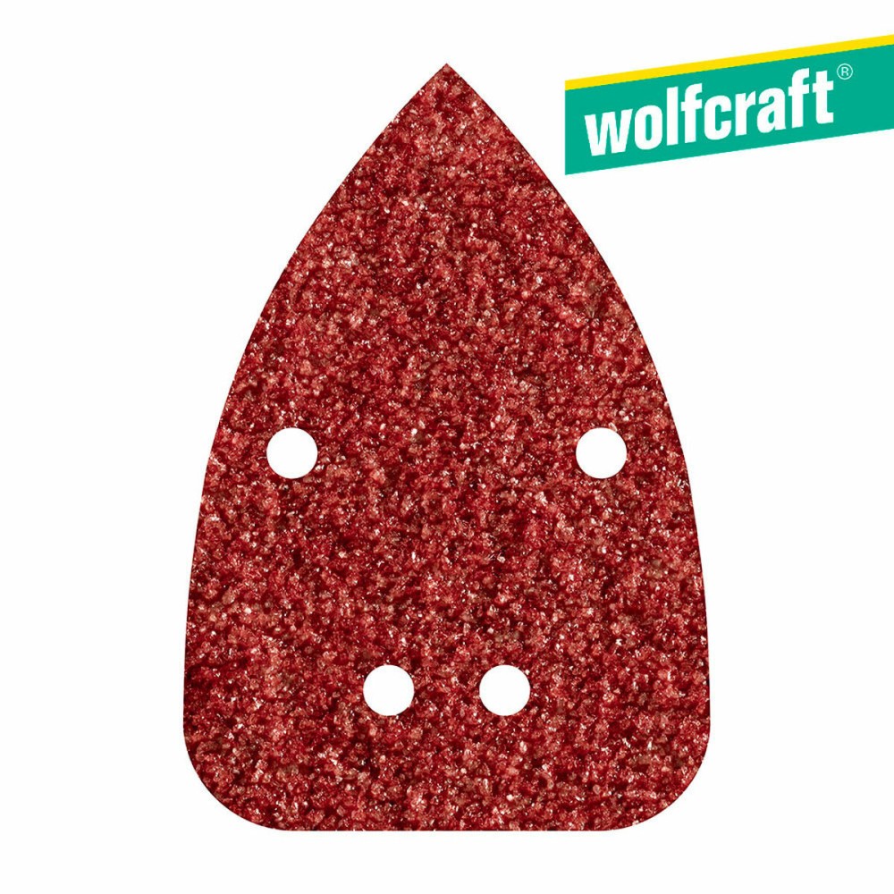 Sandpaper Wolfcraft 1757000 80 g (9,6 x 13,6 cm)