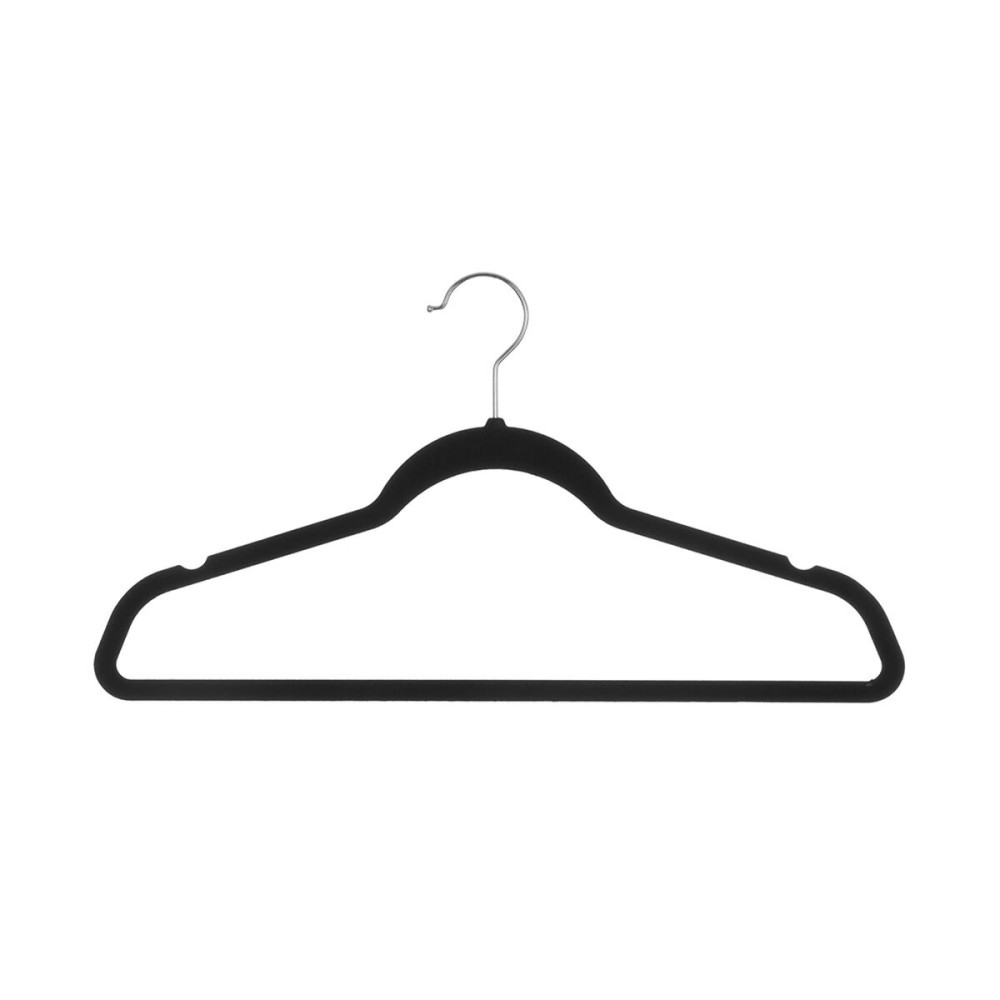 Hangers 5five Simply Smart Black polypropylene 45,5 x 23 cm 8 Pieces