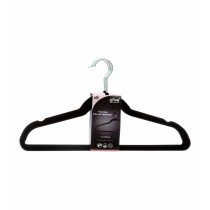 Hangers 5five Simply Smart Black polypropylene 45,5 x 23 cm 8 Pieces