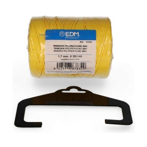 Braided rope EDM 87834 Yellow polypropylene