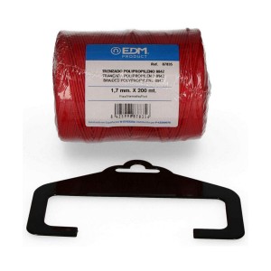 écheveau tressé EDM 87835 Rouge polypropylène