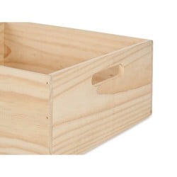 Decorative box Pine 31 x 14 x 36 cm (4 Units)