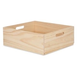 Dekorative Box Kiefernholz 35 x 14 x 40 cm (4 Stück)