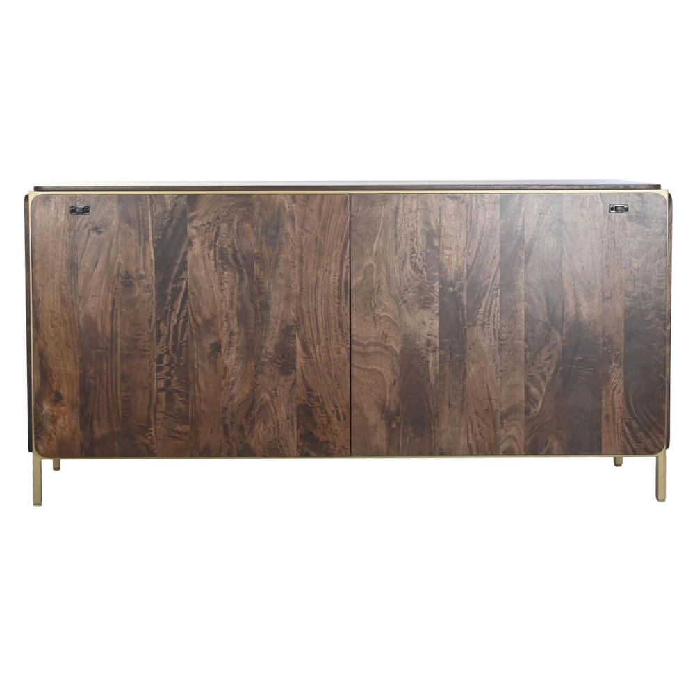 Anrichte DKD Home Decor Braun Stahl Mango-Holz 160 x 40 x 81 cm