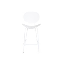 Stool DKD Home Decor Black Metal White polypropylene (52,5 x 49 x 104 cm)