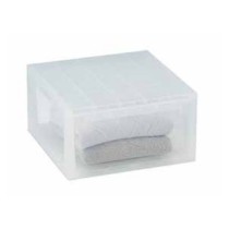 Caisson à Tiroirs Terry LightDrawer L Polyvalents Blanc Transparent polypropylène Plastique 39,6 x 39 x 21,3 cm