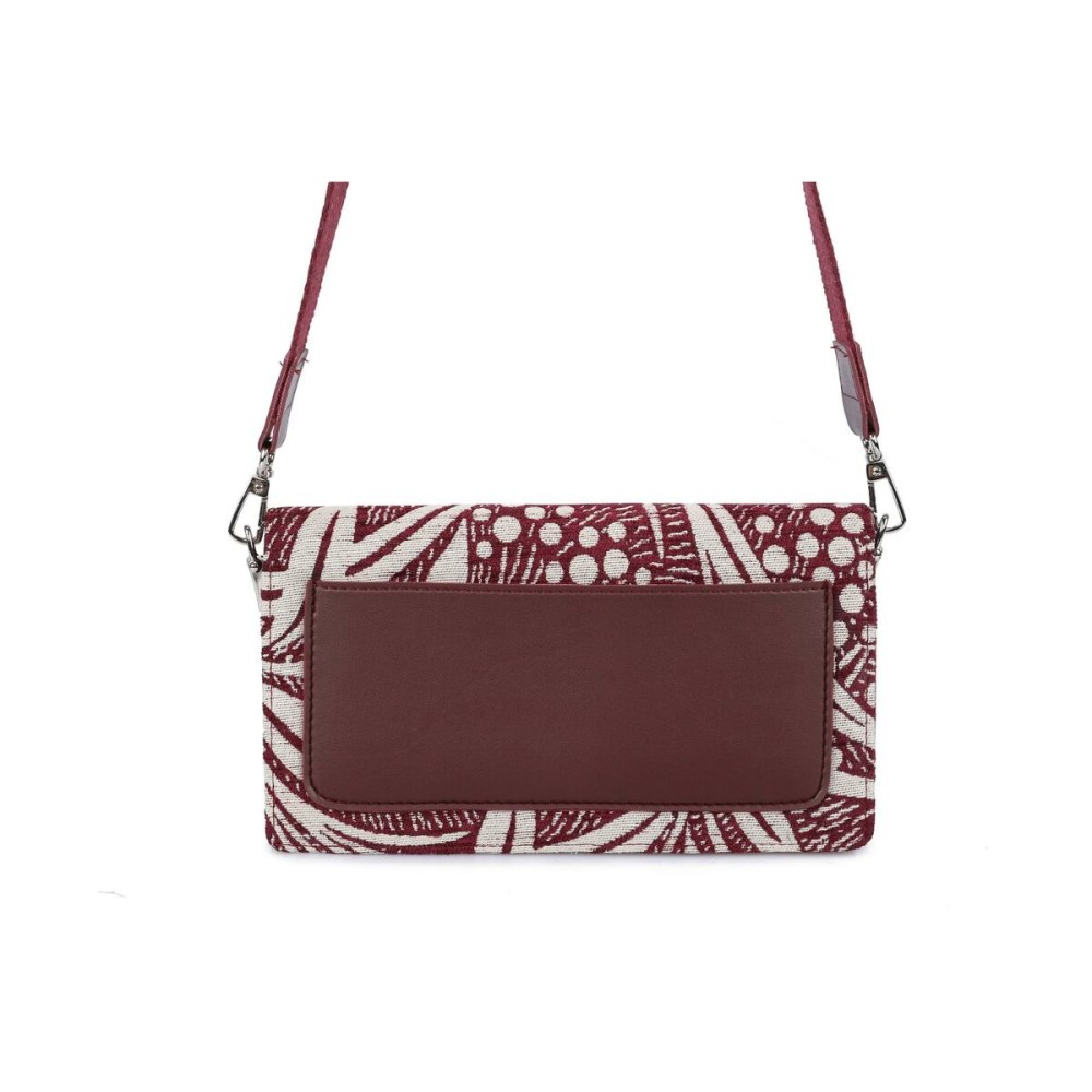 Sac-à-main Femme Laura Ashley CRESTON-FLOWER-CLARET-RED Gris 24 x 13 x 3 cm