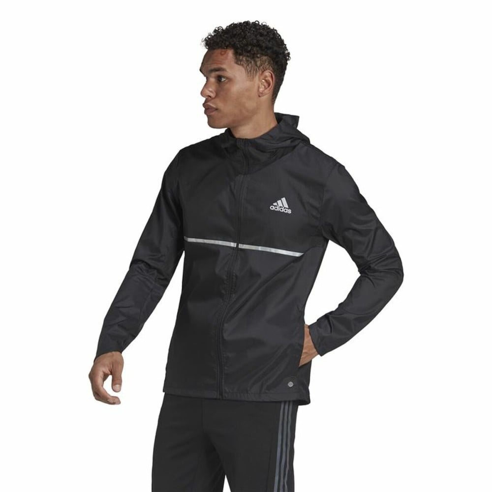 Sportjackefür Herren Adidas Own the Run Schwarz