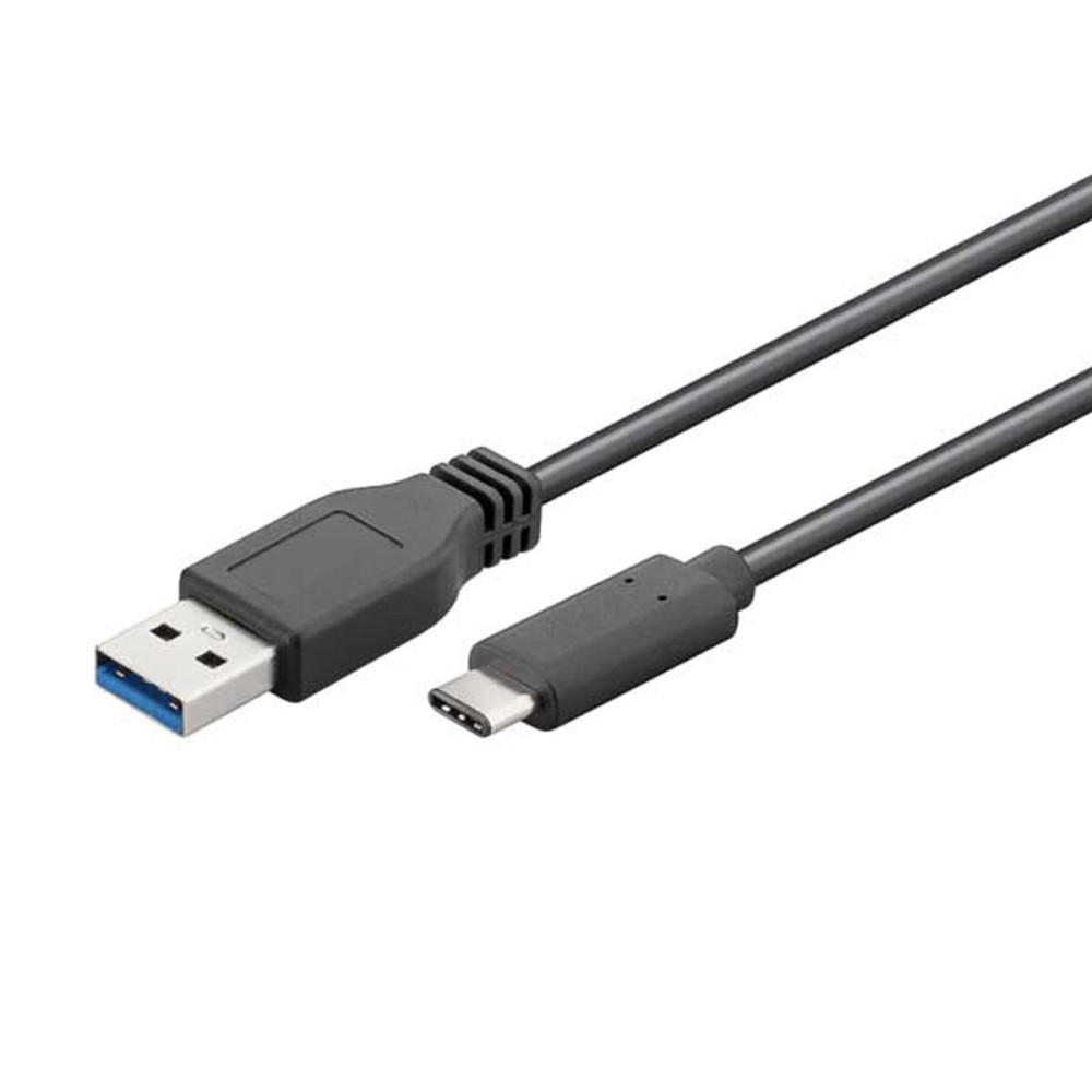 USB A to USB-C Cable EDM 51247 Black 1 m