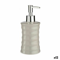 Soap Dispenser Berilo DW29108LP-G Grey Metal Ceramic Waves 260 ml (12 Units)