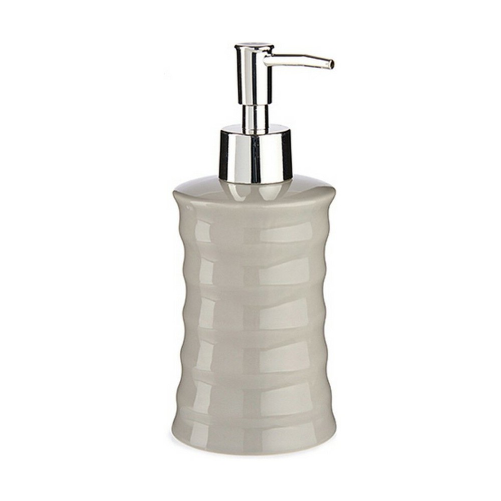 Soap Dispenser Berilo DW29108LP-G Grey Metal Ceramic Waves 260 ml (12 Units)