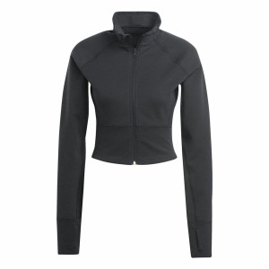 Sportjacke für Frauen Adidas Aeroready Studio Schwarz