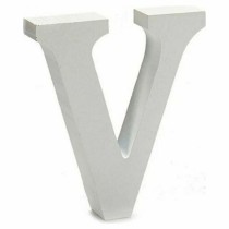 Buchstabe Pincello V Weiß 2 x 11 cm (24 Stück)