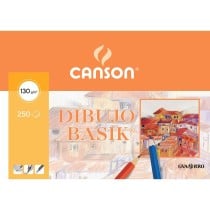 Papier à dessin Canson Basik 250 Volets Blanc 250 Pièces