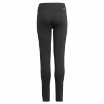 Leggings de Sport pour Enfants Adidas Design 2 Move 3 Stripes Noir