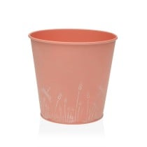 Plant pot Versa Zink Orange Metal (14 cm)