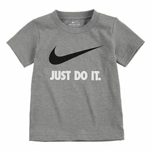 Child's Short Sleeve T-Shirt Nike Swoosh Jdi Ss 