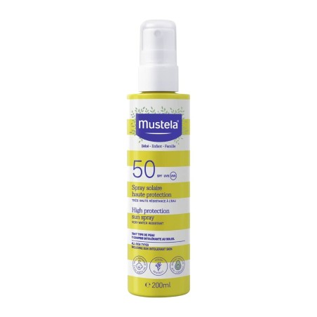 Crème Solaire pour Enfants en Spray Mustela   Spf 50 200 ml