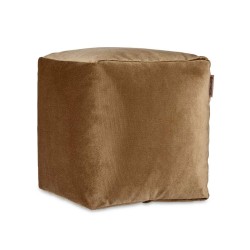 Pouffe Velvet Brown 30 x 30 x 30 cm (4 Units)