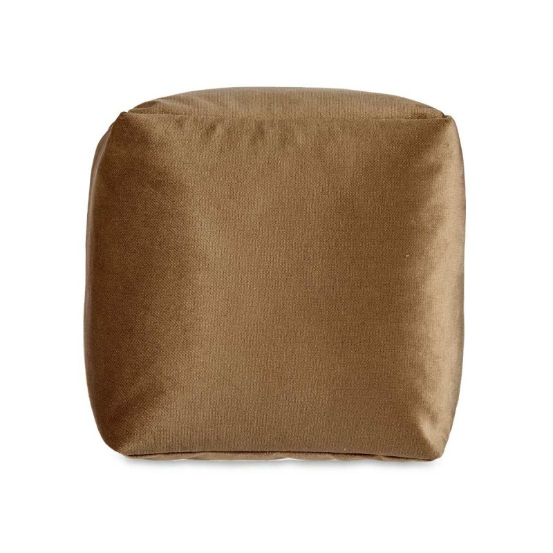 Pouf Velours Marron 30 x 30 x 30 cm (4 Unités)