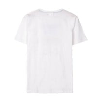 Herren Kurzarm-T-Shirt Stitch Weiß