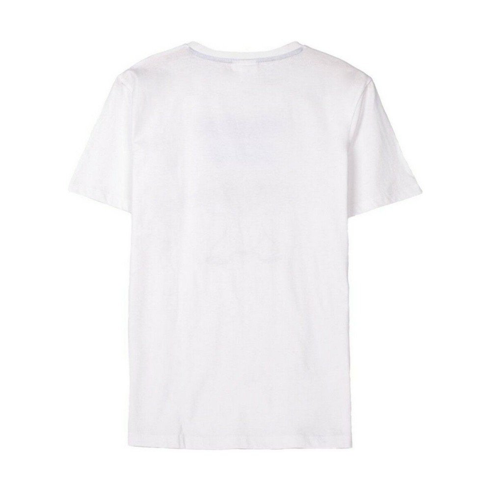 Men’s Short Sleeve T-Shirt Stitch White