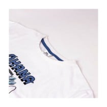 Herren Kurzarm-T-Shirt Stitch Weiß